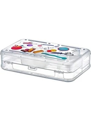 Hakay Çok Bölmeli, Şeffaf Hobi Dikiş ve Malzeme Organizeri