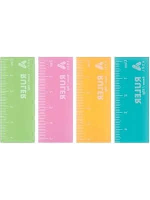 Hakay Asorti Silgi ve Cetvel Seti - 36'lı