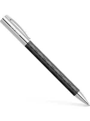 Hakay Krom Kaplama ve Çevirme Mekanizmalı Siyah Tükenmez Kalem