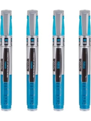 Hakay Mavi Renk Fosforlu Kalem Seti - 4'lü