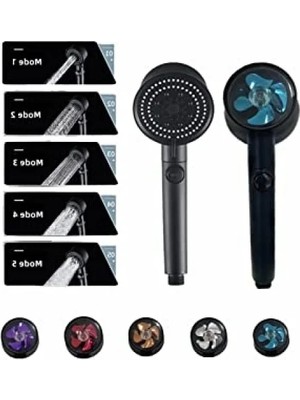 Hakay 5 Fonksiyonlu Su Tasarruflu Duş Başlığı, Yüksek Basınç ve Kaliteli Malzeme