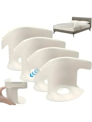 Hakay Çarşaf Tutucu Aparat Seti (4’lü) - Dayanıklı Plastik, Kolay Kurulum, Tüm Yatak Boyutlarına Uygun