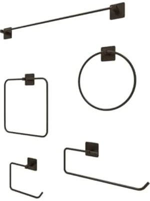 Hakay Yapışkanlı Banyo Aksesuar Seti - 5 Parça