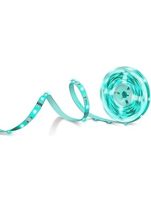 Hakay 5 Metre Akıllı Wi-Fi LED Şerit Işık, Ses Kontrollü, 16 Milyon Renk Seçeneği