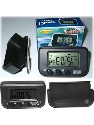 Hakay Dijital Masa ve Araba Saati, Alarm ve Kronometre Özellikli