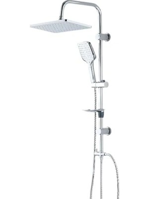 Hakay Paslanmaz Krom Tepe Duş Seti - 5 Yıl Garanti