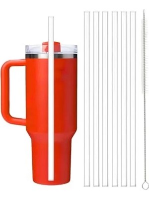 Hakay 30 cm Tritan Pipet Seti - 6 Adet ve Temizleme Fırçası