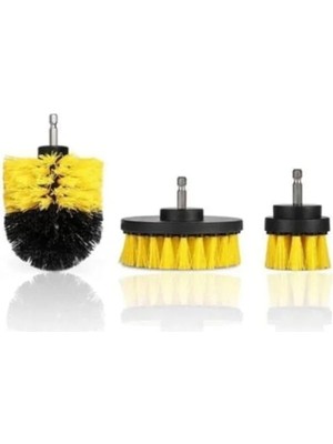 Hakay 3'lü Matkap Ucu Temizlik Fırçası Seti