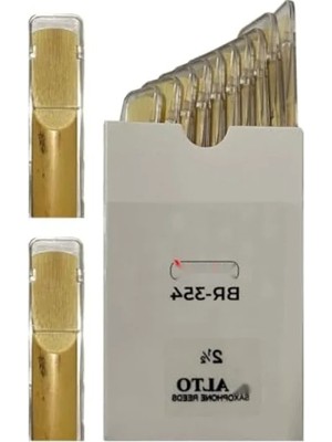 Hakay Alto Saksafon Kamışı - 10'lu Paket (No:2.5)