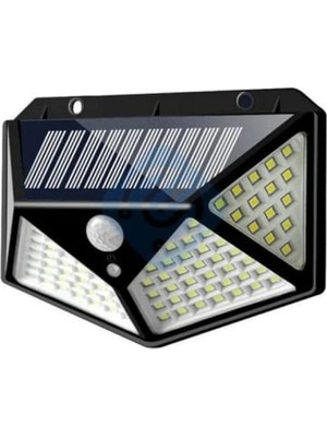 Hakay 100 LED Güneş Enerjili Bahçe Lambası - Harekete Duyarlı