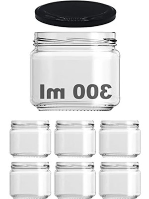 Hakay 10-1000 ml Kapasiteye Sahip Cam Kavanoz Seti - 6 Adet