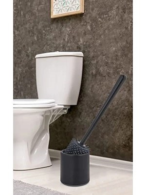 Hakay Silikon Tuvalet Fırçası - Oval Tasarım, Hijyenik Kullanım