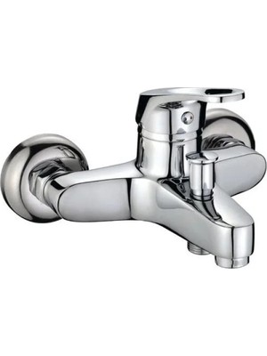 Hakay Çift Su Çıkışlı Aç Kapa Banyo Bataryası