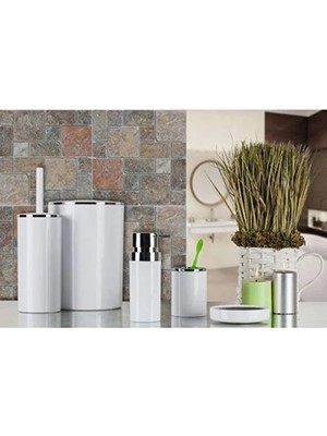 Hakay 5 Parça Banyo Seti, Beyaz