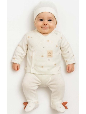 Bistyle Zıbın Takımı 3lü Ocean And Starfish Ekru