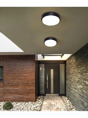 Hakay 15W Su Geçirmez Dış Mekan LED Duvar Lambası - Beyaz Işık, 6500K