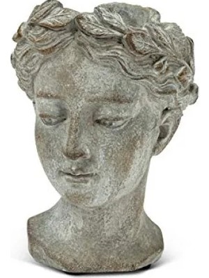 Hakay Şık Bitki Saksısı, 16,5 cm Gri Renk