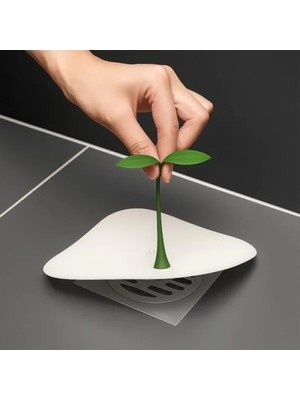 Hakay Silikon Koku ve Böcek Önleyici Gider Kapağı - Beyaz