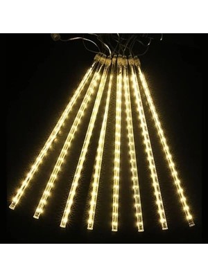 Hakay 8 Saçaklı Kayar LED Meteor Işık Seti - 3,2 Metre Uzunluk