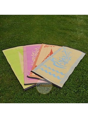 Hakay Dikdörtgen Plastik Hasır Halı - Piknik ve Bahçe Kullanımı Için 60X140 cm