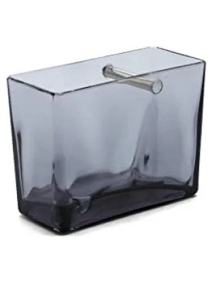 Hakay Şeffaf Siyah Krom Diş Fırçalık