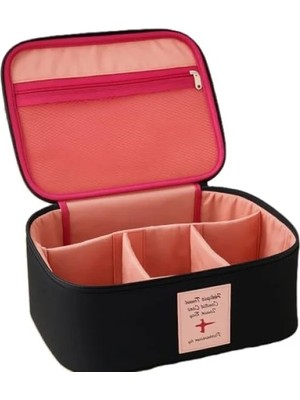 Hakay Seyahat Tipi Makyaj Organizeri - Bölmeli (Siyah)