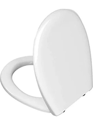 Hakay Duroplast Klozet Kapağı - Beyaz, Metal Menteşeli