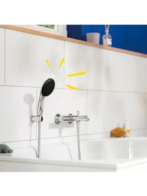 Hakay 110 mm Yuvarlak 3 Akışlı El Duşu Seti, Krom