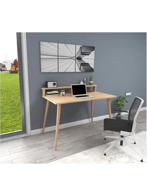 Vivense Woodface Kelly Doğal Ahşap Çalışma Masası, Naturel