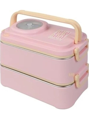 Hakay 1200ML Iki Katlı 4 Bölmeli Sefer Tası