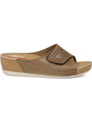 Polaris 167244.Z Bronz Kadın Terlik