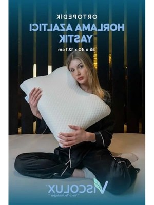 Hakay Horlama Azaltıcı Ortopedik Yastık - Yeşil ve Mavi