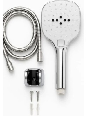 Hakay 3 Fonksiyonlu Krom Duş Başlığı Seti