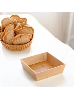 Hakay Orta Boy Bambu Ekmeklik/meyvelik - 19 cm