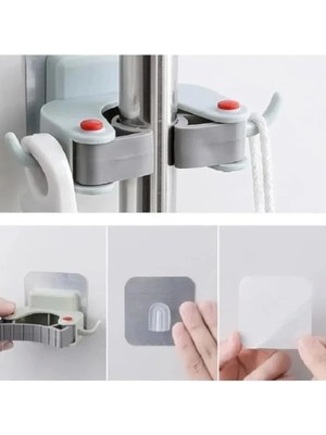 Hakay Üçlü Paspas ve Mop Askısı (Düzenleyici)