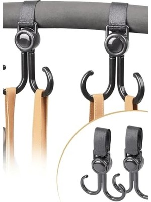 Hakay Ayarlanabilir Cırtlı Kanca - 360° Döner Tasarım