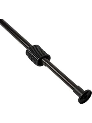 Hakay Ayarlanabilir Metal Duş Perde Borusu, 160-260 cm Siyah