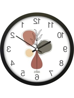 Hakay 30 cm Gerçek Cam Sessiz Duvar Saati