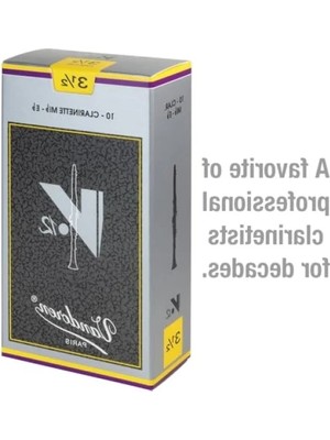 Hakay Yüksek Titreşimli Kalın Topuklu Klarnet Sazlık Mukavemeti 3.5; 10'lu Kutu