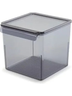 Hakay Kapaklı Şeffaf Siyah Banyo ve Mutfak Düzenleyici - 165 x 178 x 160 mm