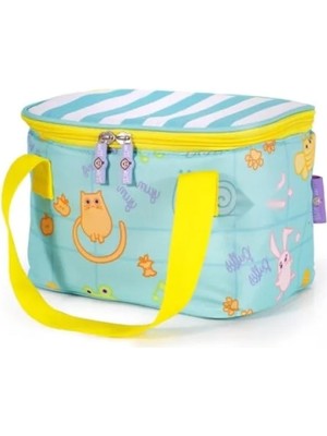 Hakay Isı Yalıtımlı Beslenme Çantası, Turkuaz, Geniş Iç Hacim