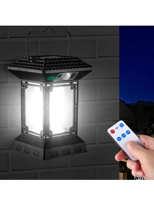Hakay Güneş Enerjili Hareket Sensörlü Uzaktan Kumandalı Dış Mekan Işığı