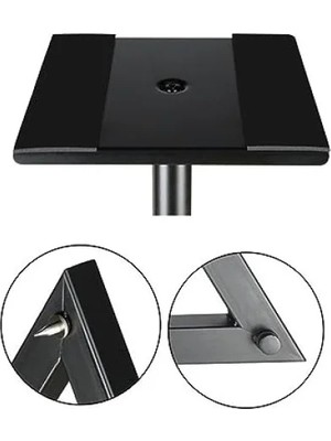 Hakay Yükseklik Ayarlı Stüdyo Referans Monitör Standı, 87-147 cm