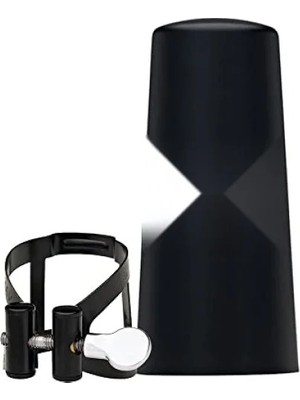 Hakay Eb Klarnet Için Siyah Kaplama M/o Yaprak Vidası ve Plastik Kapak