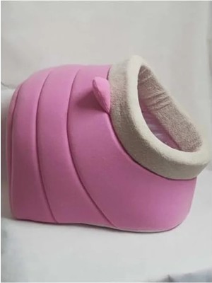 Hakay Polar Kulaklı Kedi ve Küçük Irk Köpek Yatağı, Pembe, Xl