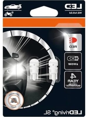 Hakay 12V Kırmızı LED Ampul - 2 Adet