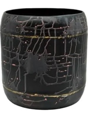 Hakay Estetik Metal Saksı - 27X27 cm