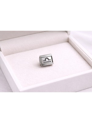 Lims Store Çelik Charm Terazi Burcu | Paslanmaz Çelik Burç Charm | Şık ve Zarif Tasarım