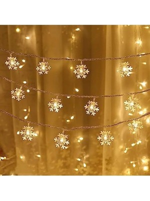 Hakay 5 Metre Uzunlukta Kar Tanesi LED Işık Seti