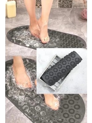 Hakay Kaydırmaz Vantuzlu Silikon Banyo Paspası